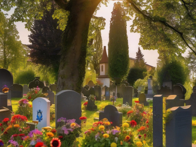 München Friedhof Feldmoching